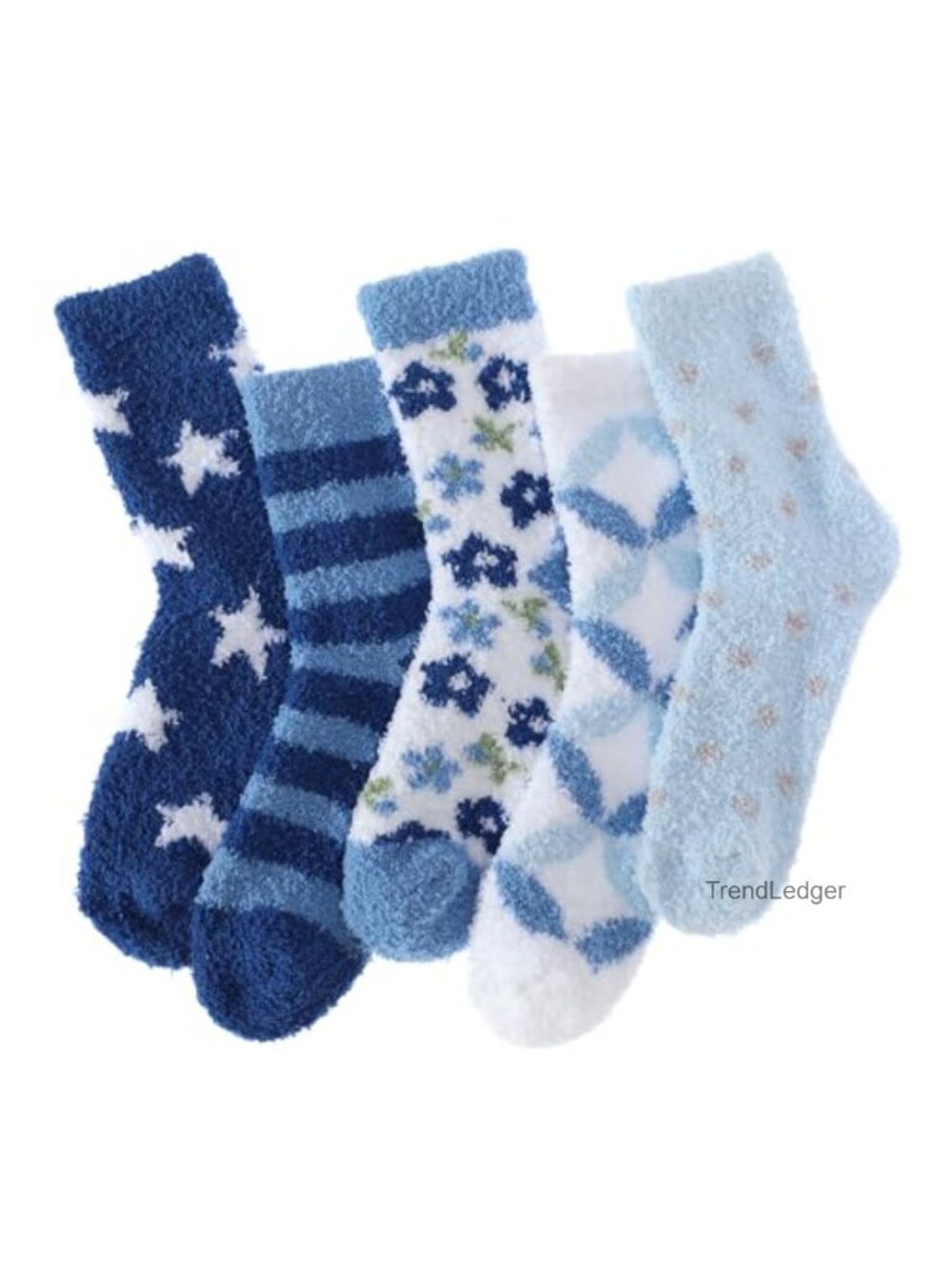 Fuzzy Socks Soft Fluffy Cozy Slipper Socks for Women 6 Pairs